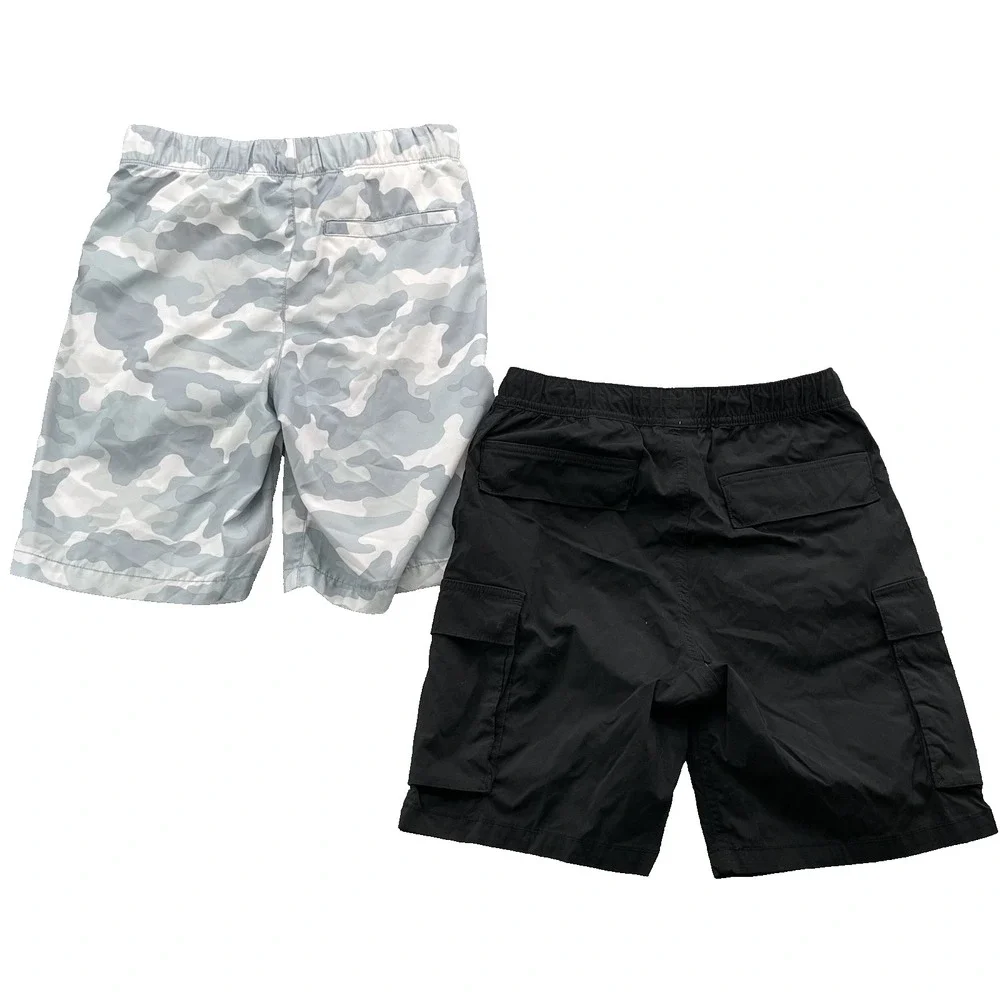 Old Navy H&M Shorts LOT 2 Youth XS Camo Cargo Swim Hiking Camping Outdoor Summer